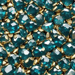 topaz gemstones and gold nuggets tileable repeating pattern