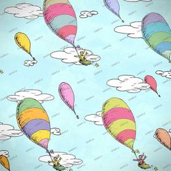 oh the places we'll go seamless tileable repeating pattern