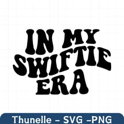 in my swiftie era svg, png, wave text shirt design, instant digital download