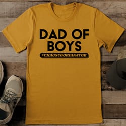 dad of boys tee