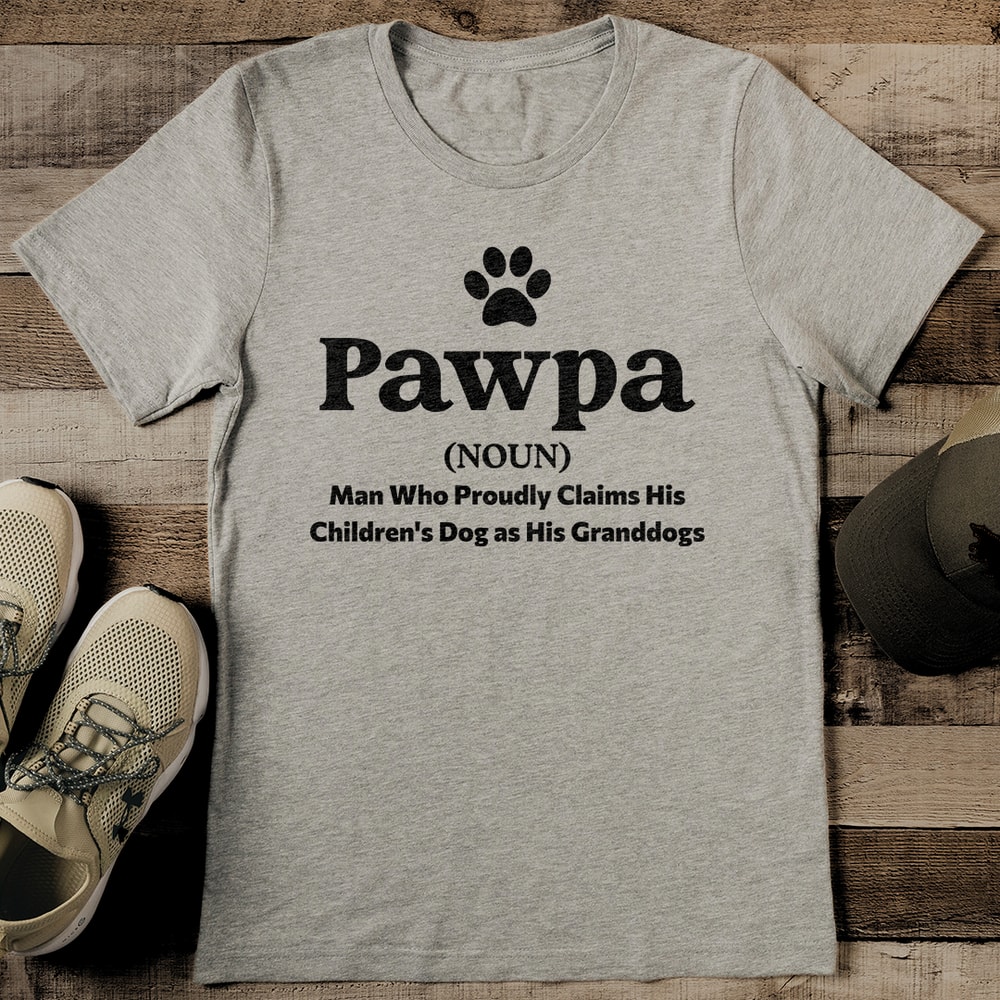 Pawpa Man Who Proudly Claims His Childrens Dog As His Granddogs Tee 2