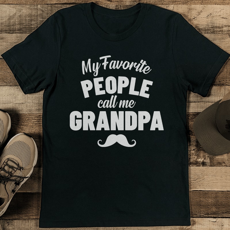 My Favorite People Call Me Grandpa Tee 0