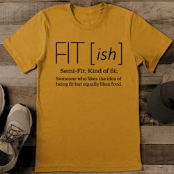 fit ish semi fit kind of fit tee
