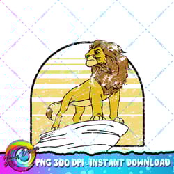 disney the lion king simba pride rock sunset png download