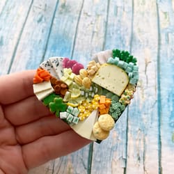 magnet miniature realistic charcuterie board st patrick day souvenir