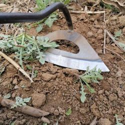 all-steel hardened hollow hoe - durable garden tool & perfect gardening gift