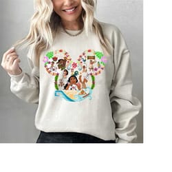 moana sweatshirt, disney princess shirt, princess moana shirt, disney moana shirt, unisex sweatshirt, hoodie