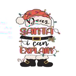 dear santa i can explain svg