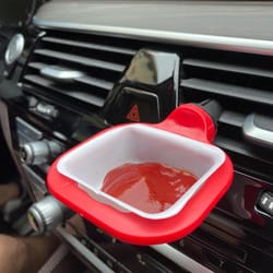 car dipping sauce holder