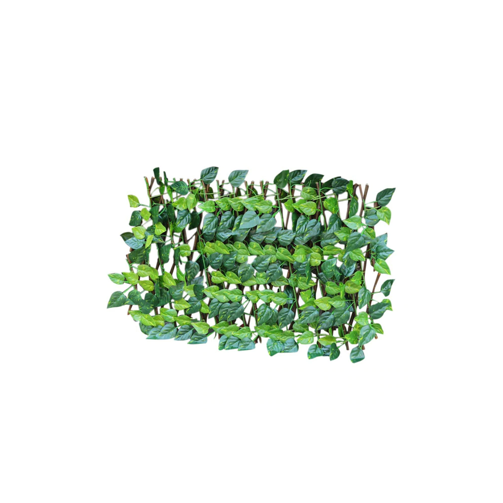 Retractable Garden Fence Green Rose Leaves