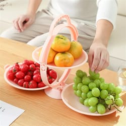 foldable 3-ply fruit plate