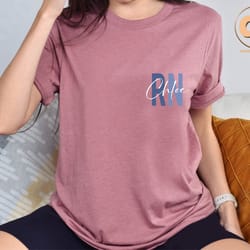 custom registered nurse shirt, personalized nurse name tee, 26