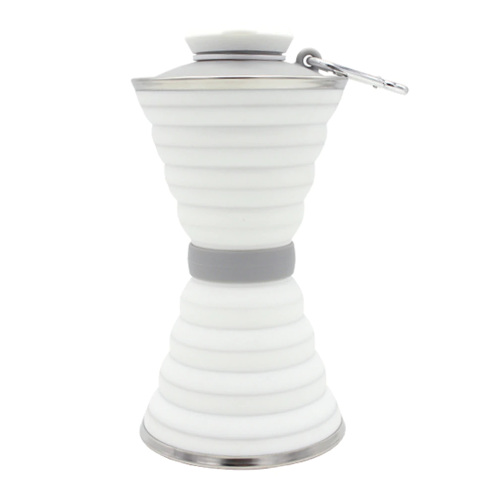 Outdoor Collapsible Water Bottle transparent