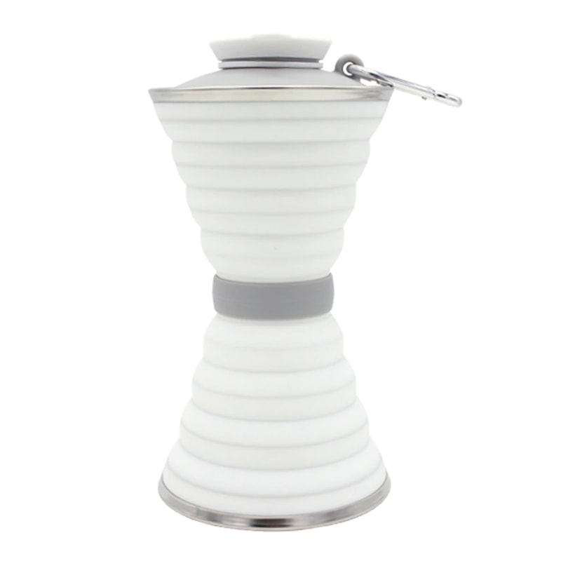 Outdoor Collapsible Water Bottle transparent