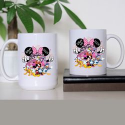 disney 2024 epcot coffee mug, disney family cup, disney vacation 2024 cup, epcot mug, disney and friends epcot coffee