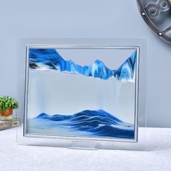 Glass Quicksand Frame Hourglass