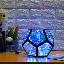 infinite dodecahedron color art light