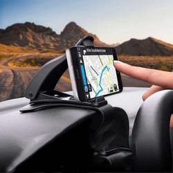 universal car dashboard phone clip holder, non-slip durable car phone mount holder