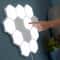 Hexagon Modular Touch LED Tile Lights set customizable magnetic lighting for walls