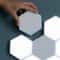 Multiple sets of Hexagon Modular Touch LED Tile Lights for larger custom lighting designs