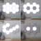 Hexagon Modular Touch LED Tile Lights Set of 5 6
