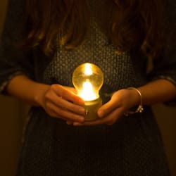 vintage bulb night light