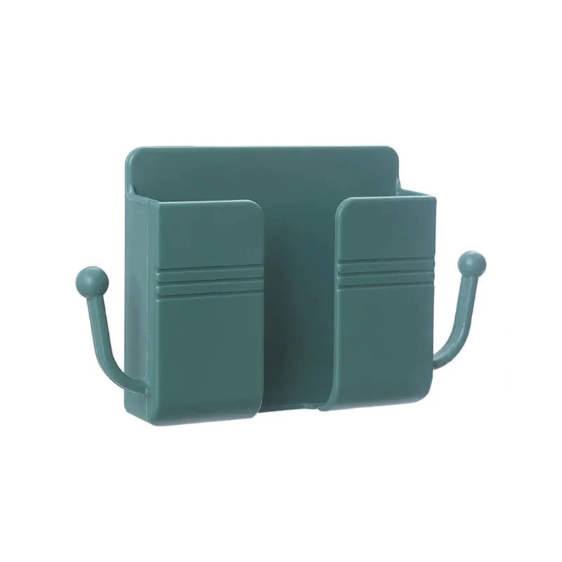 wallmountedphone holder green