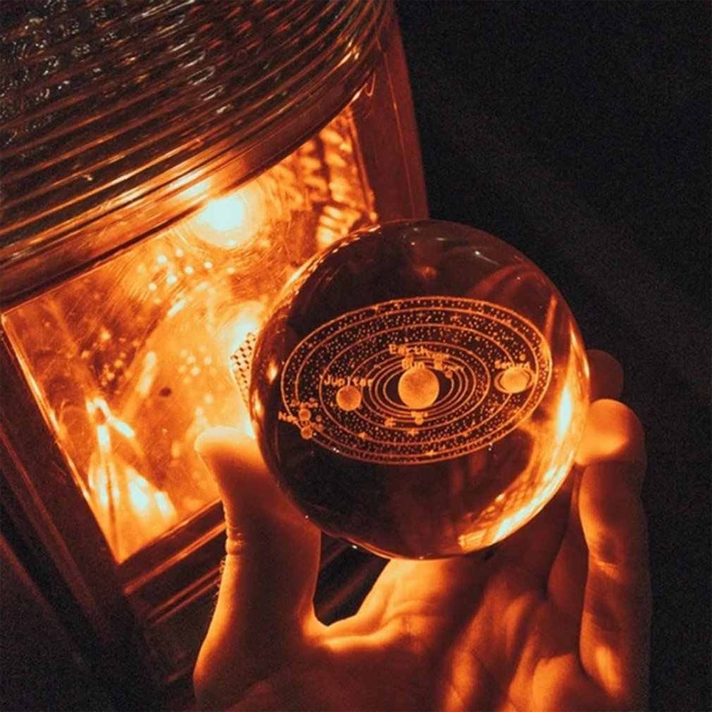 Engraved Solar System Sphere 7