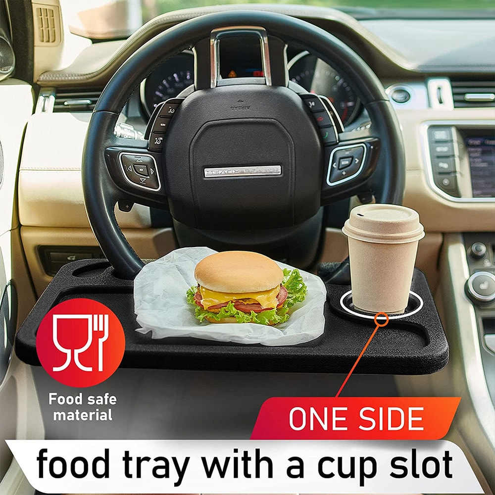 Car Steering Wheel Tray For Laptop & Food 6