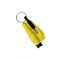 Car Window Breaker Keychain & Seatbelt Cutter yellow