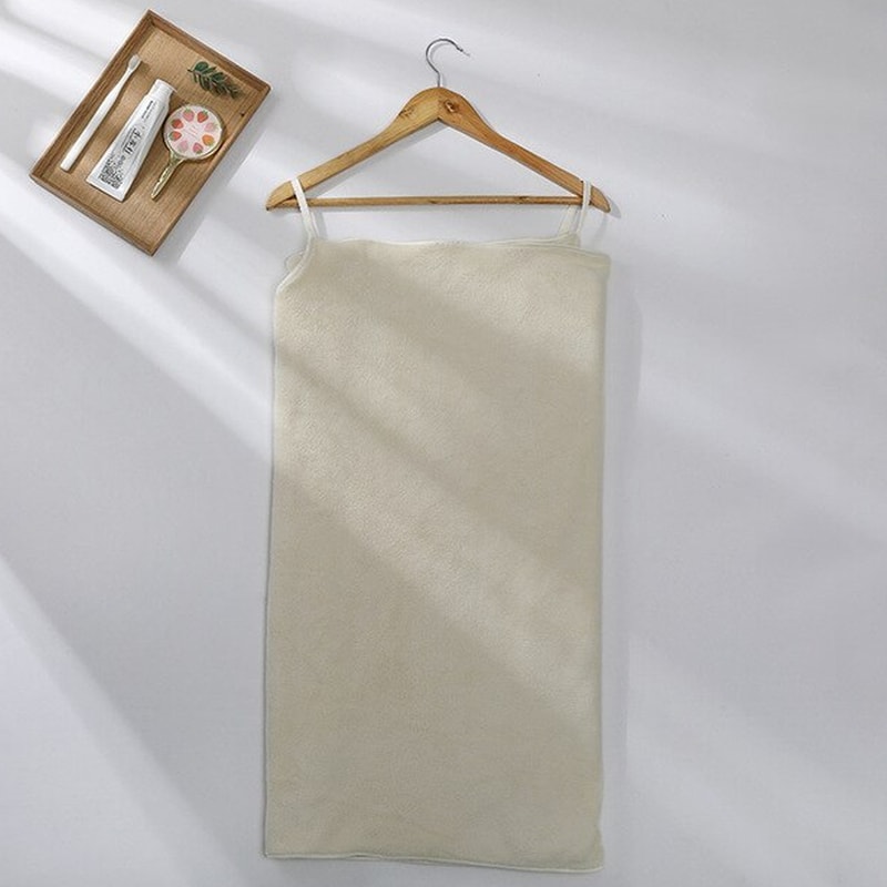 wearablemicrofiberbathtowelbathrobebeigepng