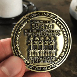 vietnam veteran support coin