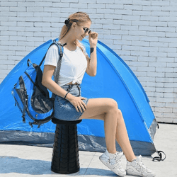portable retractable folding telescopic stool – lightweight & collapsible seating