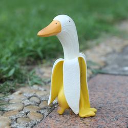 creative banana duck garden or house decoration