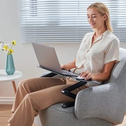 ergonomic laptop stand for desk