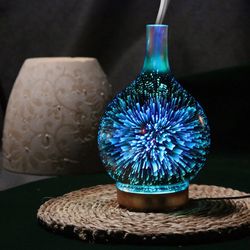 3d glass aromatherapy ultrasonic diffuser