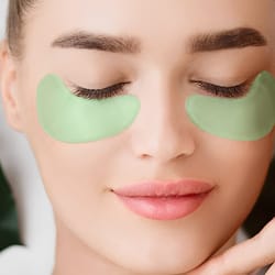 seaweed hydrating eye mask - nourishing skincare gift for dark circles & puffiness