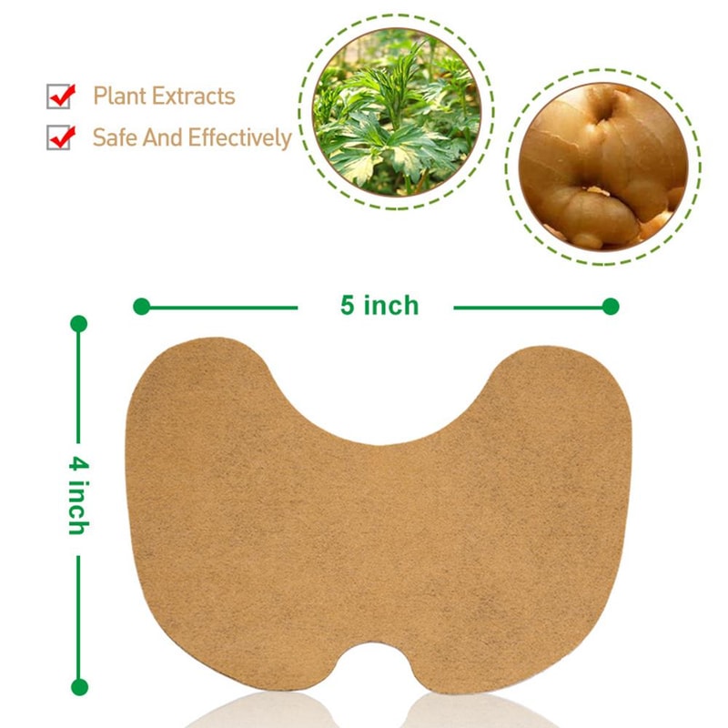 Pack of best herbal knee patches ready for application