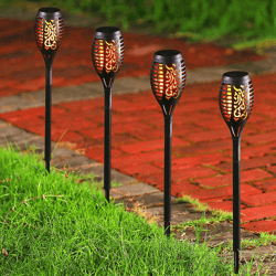 solar flame lights