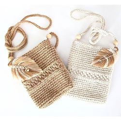 small shoulder bags birthday gift for girls cell phone bag gift for her crochet pattern pdf