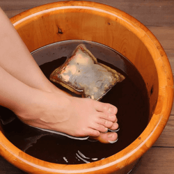 lymphatic drainage ginger foot soak
