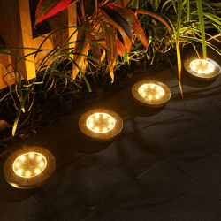 in-ground solar path lights