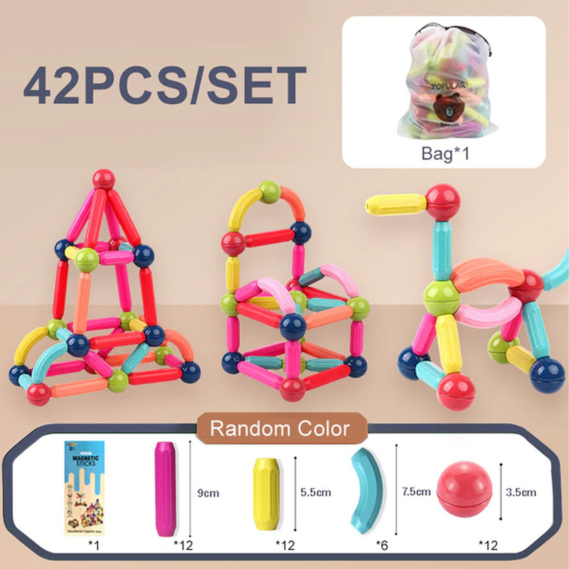 Safe and educational magnetic toys for toddlers
