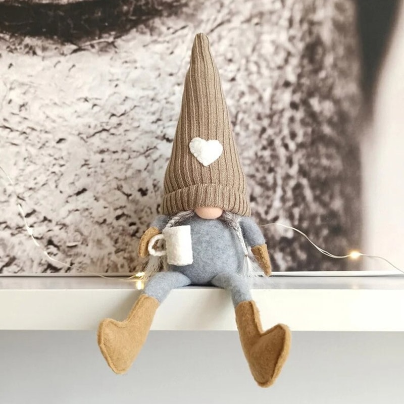 unique coffee shop decor handmade gnome