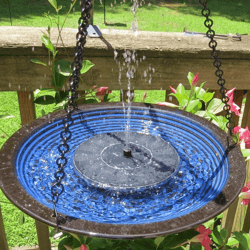mini solar fountain for bird bath