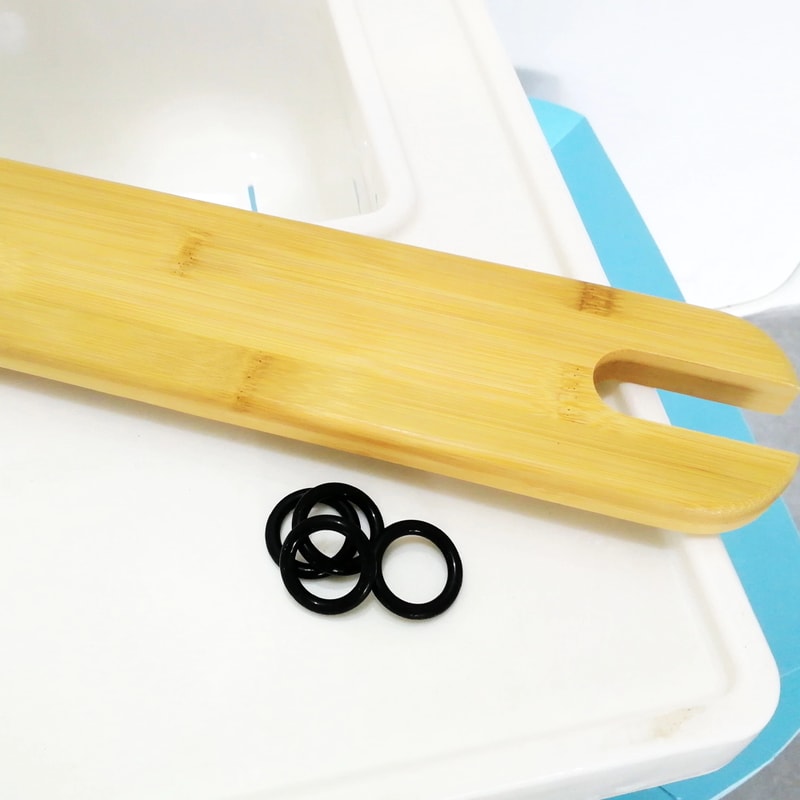 Adjustable Bamboo Highchair Footrest 4