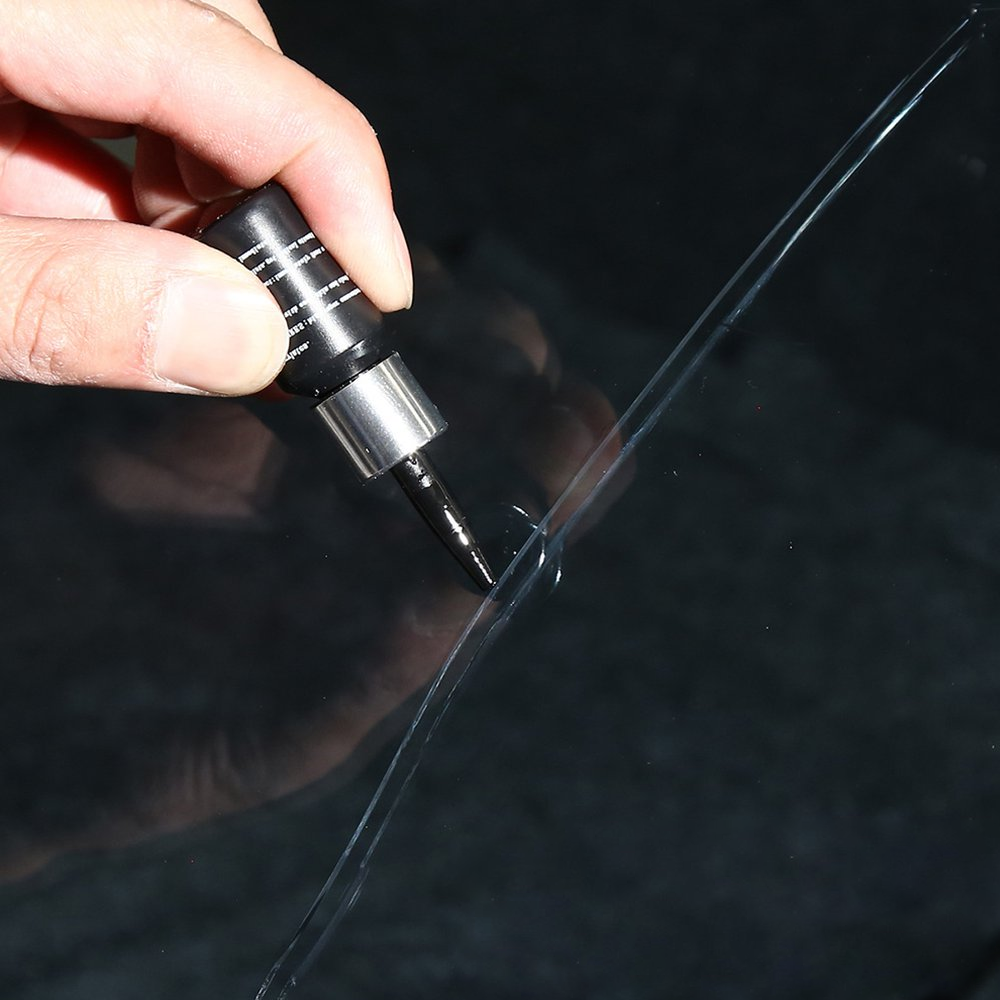 Easy DIY New Glass Repair Fluid Cracks Gone Glass Repair Kit Upgrade Windshield Window Crack Re