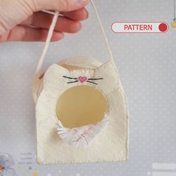 Toy pet carrier pattern , Mini animal Dolls Carrier Sewing Pattern , Baby Doll Carrier Sewing Tutorial