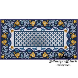 carpet 9 antique needlepoint rug cross stitch pattern pdf