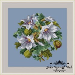 berlin woolwork bouquet 20 vintage cross stitch pattern pdf